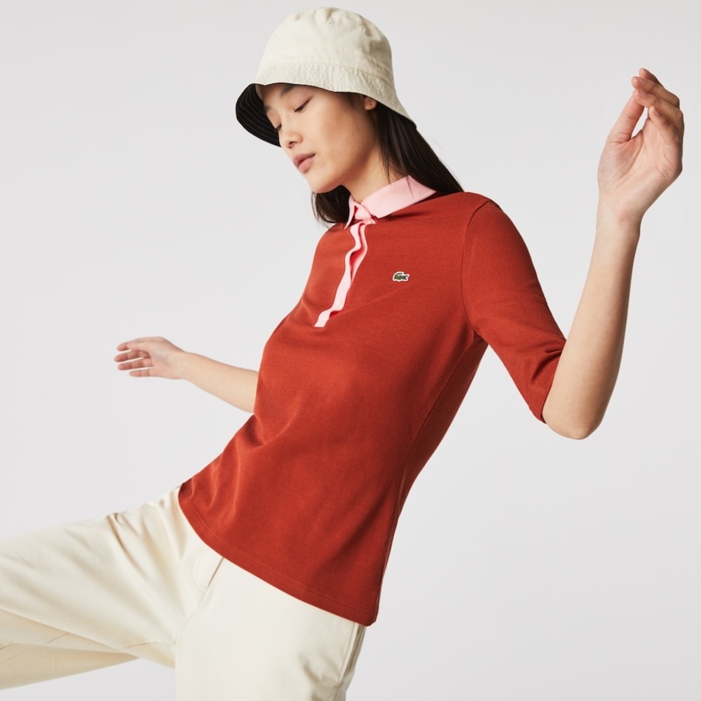 LACOSTE Women’s Slim Fit Cotton Polo